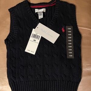 Polo Ralph Lauren Cable-Knit Cotton Sweater Vest